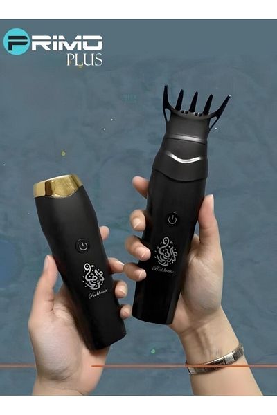Primo Plus Electric Bakhoor With Hair Comb Attached Black