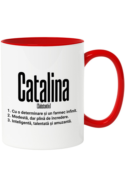 StoryGift Romania Cana Cu Numele Catalina, Si Mesaj Motivational, Determinare...