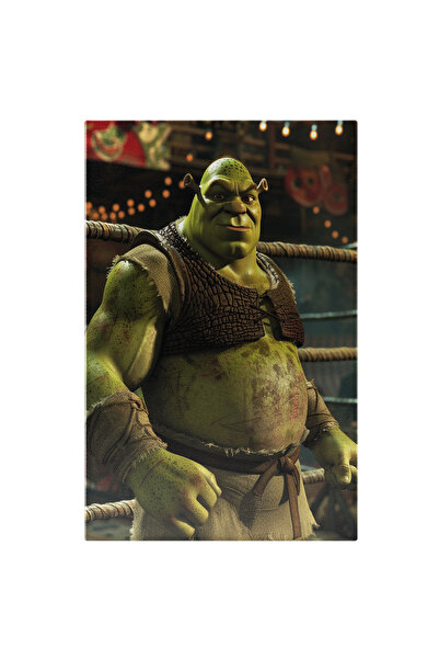 StoryGift Romania Tablou Canvas: Shrek Medieval- Personaj Animat Pictura Digi...