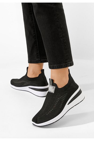 B T Shoes Sneakers Cu Platforma Lomira Negri