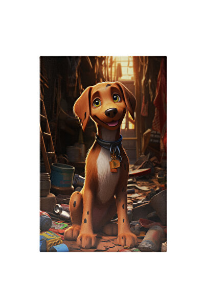 StoryGift Romania Tablou Canvas: Năstrușnicul Catelul Care Isi Asteapta Feric...