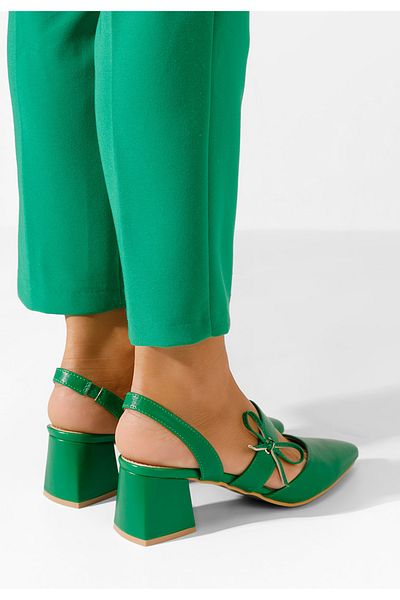 B T Shoes Pantofi Cu Bareta Tanada Verzi