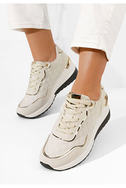 B T Shoes Sneakers Cu Platforma Gavia Bej