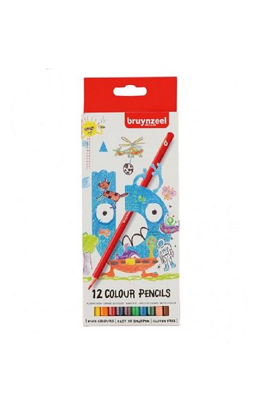 Van Der Meulen Set 12 creioane colorate Bruynzeel