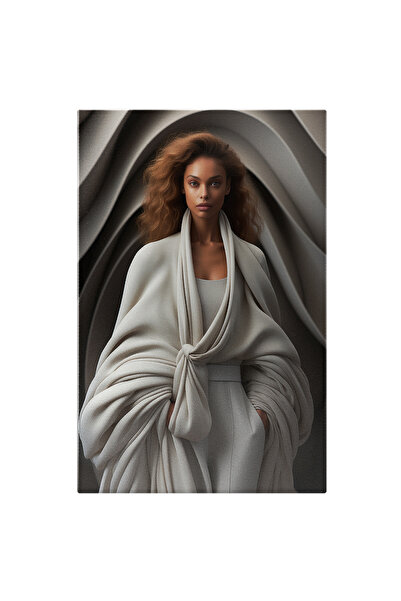 StoryGift Romania Tablou Canvas: Fotografie Cu O Femeie Afro In Haine Elegant...