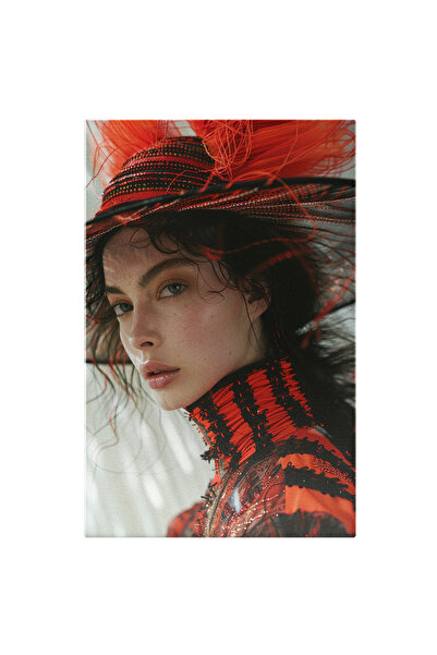 StoryGift Romania Tablou Canvas Femeie Cu Gene Lungi Si Ochii Verzi-albastrui...