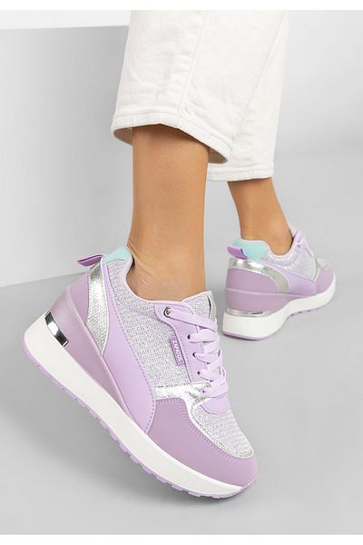 B T Shoes Sneakers Cu Platforma Zaneta Lila