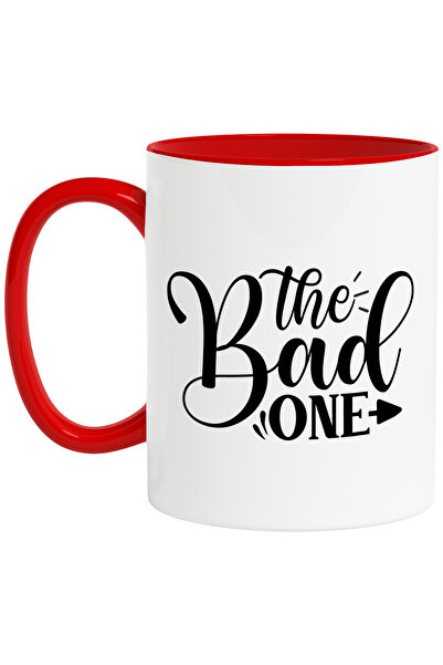 StoryGift Romania Cana Pentru Cei Rai Cu Text In Engleza Cu Maner Rosu, Cu Ma...