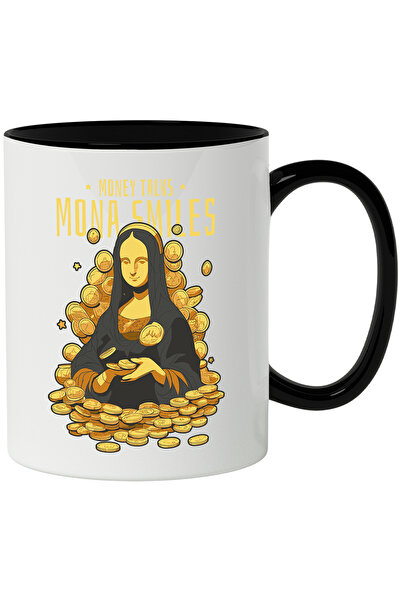 StoryGift Romania Cana Cu Mesaj In Engleza Money Talks Mona Smiles, Bani, Mul...