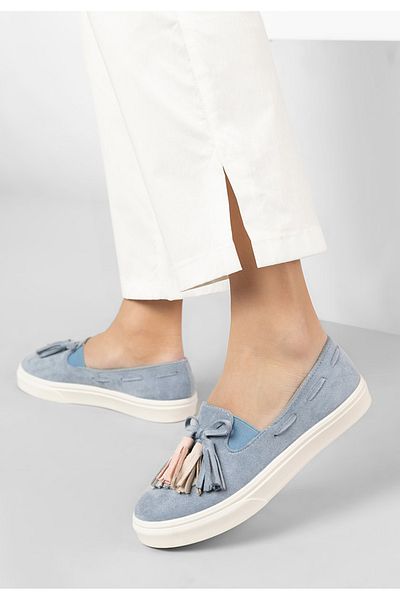 B T Shoes Espadrile Dama Graziela Albastre