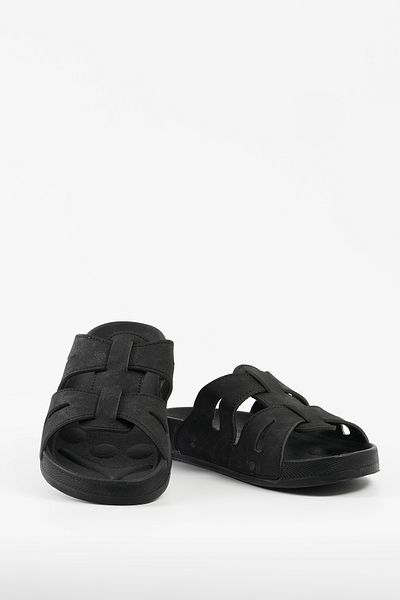 Beyond Papuci de damă cu zăbrele negre 2cm BYNDRP01