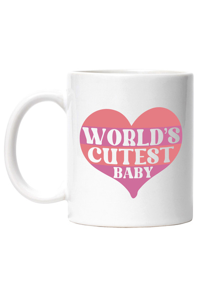 StoryGift Romania Cana Cu Inima Si Textul "world's Cutest Baby" - Cel Mai Dra...