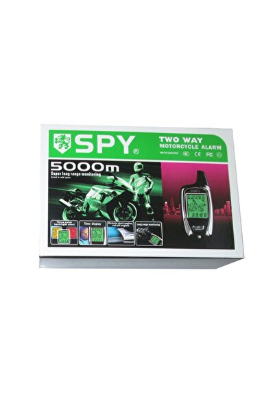 SPY Spy 5000m pager alarm for motorcycles and scooters, perimeter sensor, engine start,