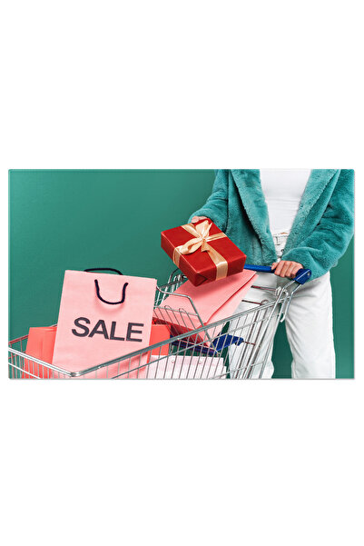 StoryGift Romania Tablou Canvas Cadouri Si Moda Femeie Cu Cutie Cadou, Reflec...