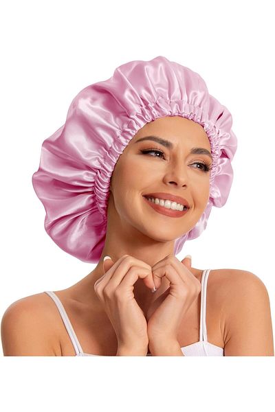 NEXIFY Double Sided Silk Satin Hair Care and Sleeping Cap