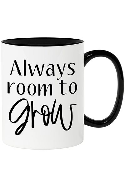 StoryGift Romania Mug with message that shows that there is always room for better - development c, Cu