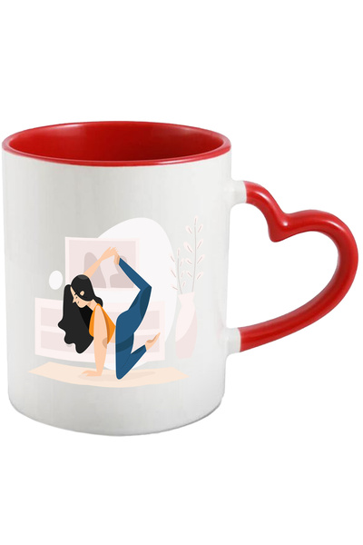 StoryGift Romania Cana Cu Yoga, Tablou, Planta, Saltea, Iubitori De Sport, Fi...