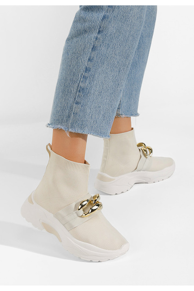 B T Shoes Sneakers Tip Soseta Alone Bej