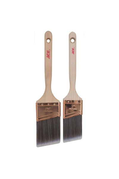 ACE 2-Piece Best Angular Sash Trim Paint Brush Set 15.62 x 17.27 x 39.24 cm