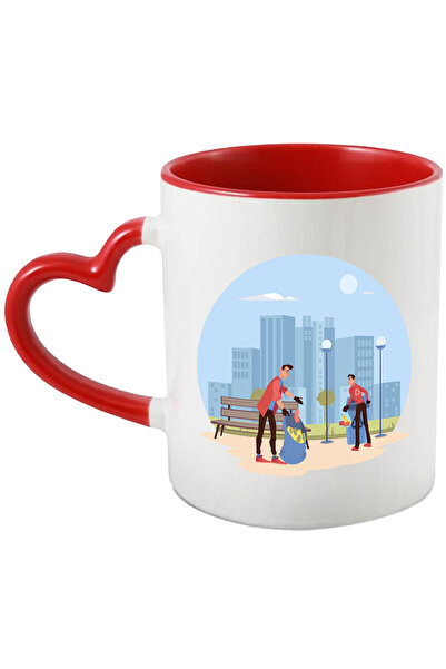 StoryGift Romania Cana Cu Curatenie, Oras, Reciclare, Frunze, Multicolor 330 ...