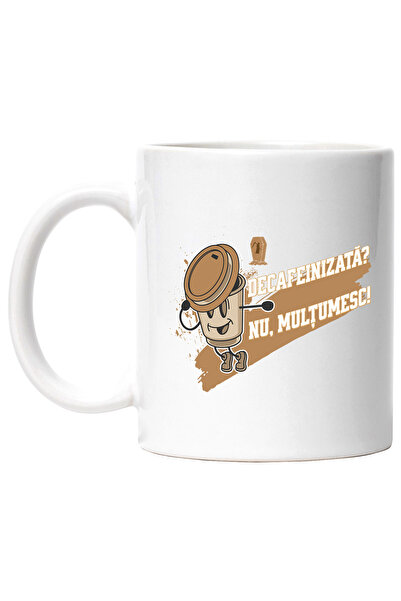 StoryGift Romania Cana Decafeinizata_ Nu, Multumesc! Pahar Cafea Dans, 330ml,...