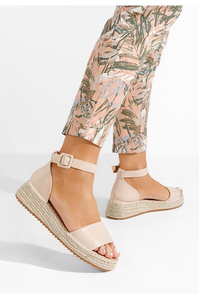 B T Shoes Sandale Tip Espadrile Vicky Bej