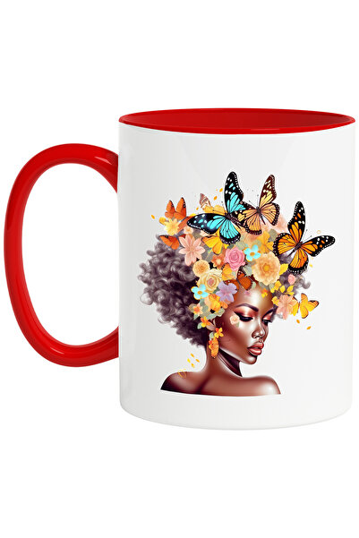 StoryGift Romania Cana Cu O Femeie De Culoare | Draguta | Ilustratie | Afro |...