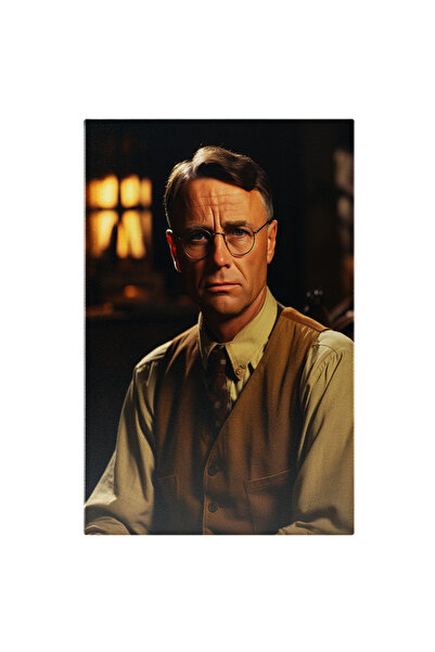 StoryGift Romania Tablou Canvas: Portret Barbat Batran Cu Par Brunet Si Ochelarii De Aviator Tinuta De Eleganta I