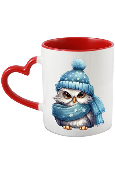 StoryGift Romania Cana Cu O Bufnita Cam Furioasa | Ilustratie | Caciula | Ful...