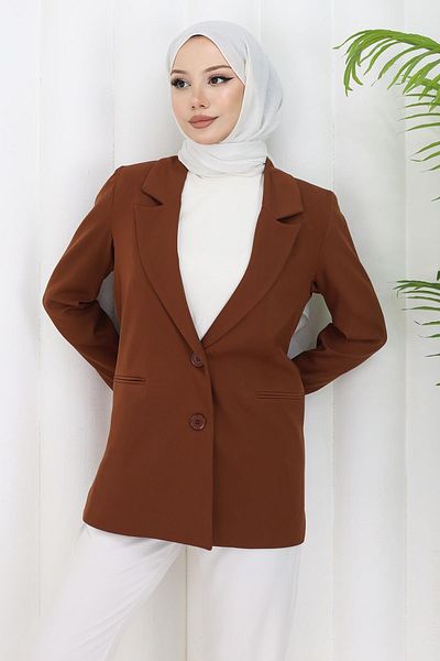Modamihram Women's Jacket Brown 6146