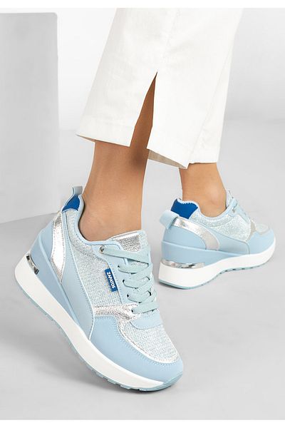 B T Shoes Sneakers Cu Platforma Zaneta Bleu