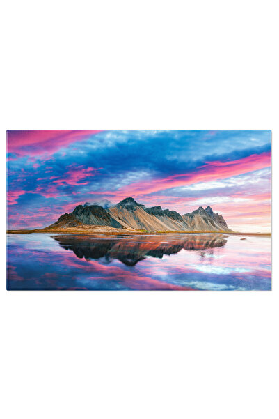 StoryGift Romania Tablou Canvas Muntii Stokksnes De Pe Capul Vestrahorn Islanda, Stokksnes, Vestrahorn, Peisaj, N