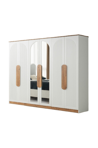 Avm 24 Montana 6 Kapaklı %100 MDF Gardırop | Ücretsiz Teslimat ve Kurulum
