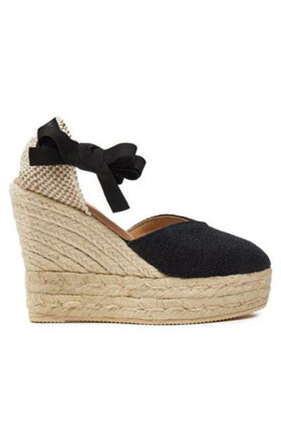 Manebi espadrile de damă O 7.9 WH negre