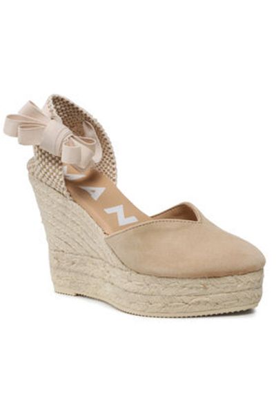 Manebi women's espadrilles SHAPED WEDGE ESPADRILLES M 1.1 natural