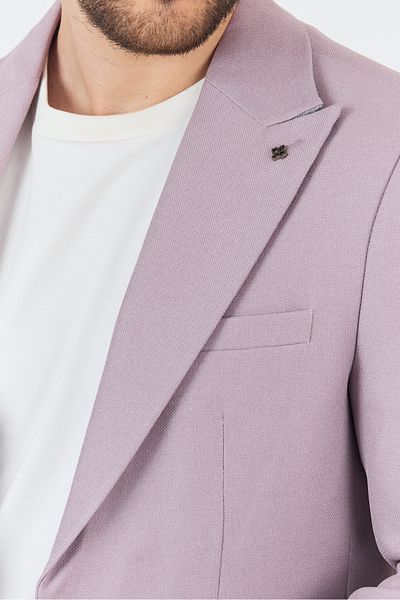 Frappoli Alfredo Men's Lilac Spring-Summer Slim Fit 2-Piece Suit