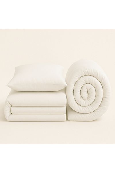 Pazar Home Bedding مفرش بازار هوم الفصلية قطني بحشوة متحركة فندقى 300 غرزة 7 قطع ( زوجي)