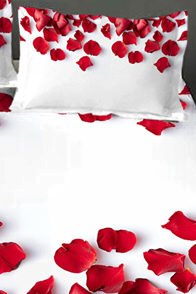 MonoHome 100% Cotton Fitted Sheet Special Design 5D Digital 60 Tell Feathers