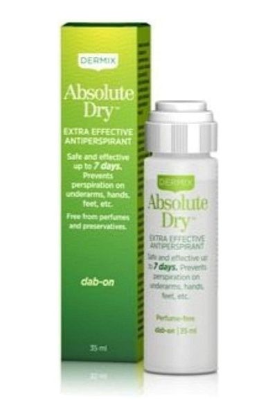 Dermix Absolute Dry Dab On Anti Perspirant, 35 ml