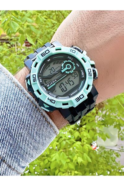 Ferrucci Jaga Men's Wristwatch with Chronometer Black Silicone Cord