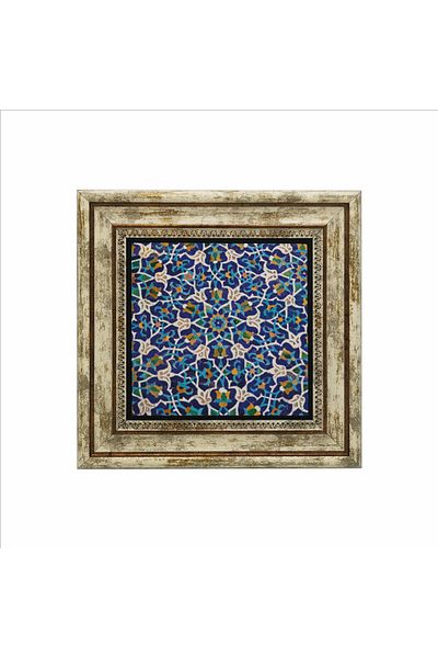 Sadrazam Friday Mosque Chinese (Iran) Printed Natural Stone Painting (25 X 25 Kd-16)
