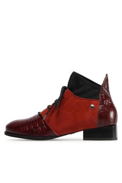 maciejka women's ankle boots 04744-23 red
