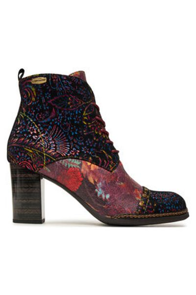 LAURA VITA women's ankle boots ELCEAO 21 red