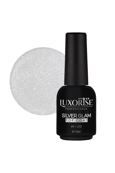 LUXORISE Top coat Silver Glam LUXORISE, 15ml