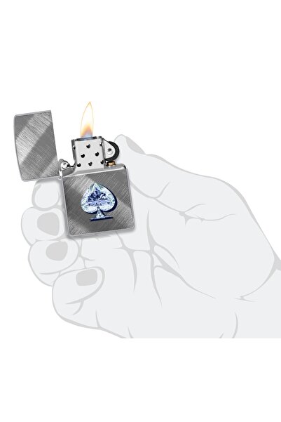 Zippo Çakmak 28182 Ace Of Spades Diamond Design 46472-121926