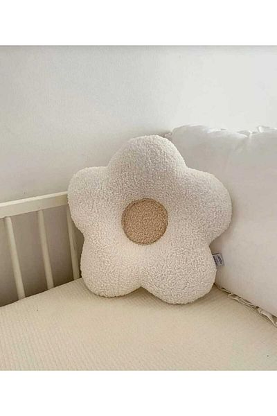 Pearls Tekstil Paptex.Daisy Pillow Teddy Flower Pillow