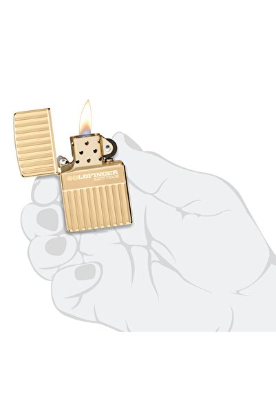 Zippo Çakmak 169 James Bond 007 Goldfinger 60th Design 46467-118915