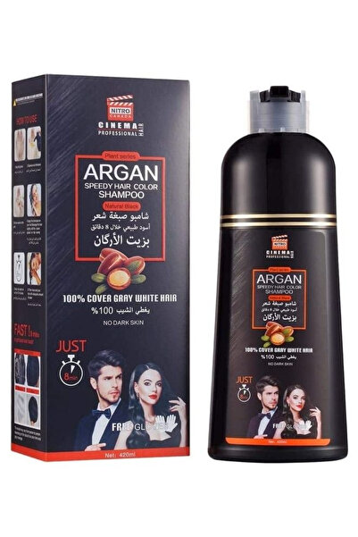 NITRO CANADA شامبو أرجان سبيدي لتلوين الشعر لون أسود 420ملليلتر