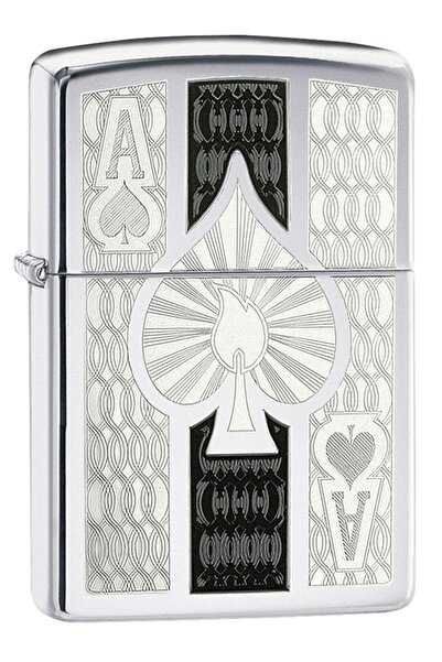 Zippo Çakmak 24196 Intricate Spade Design Lighter