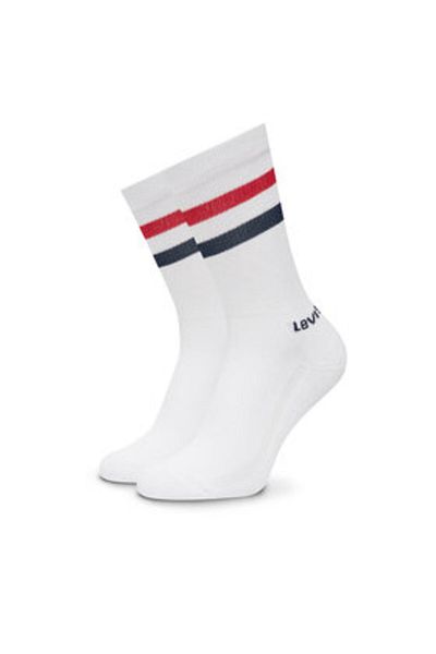 Levi's Set de 2 perechi de șosete înalte pentru bărbați Levi's 37157-1097 Alb